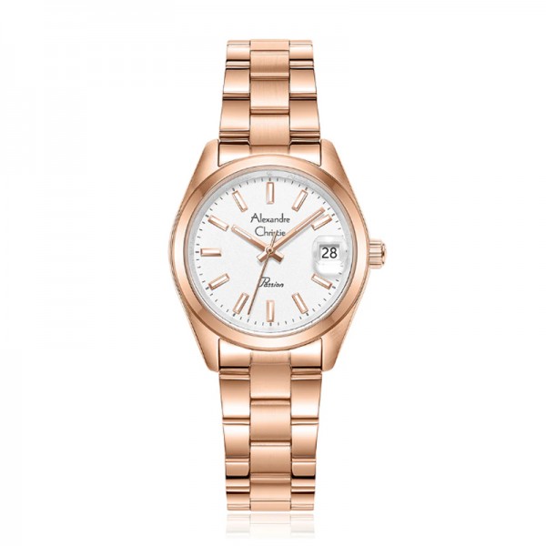 Alexandre Christie AC 2B54 Rosegold White LDBRGSL